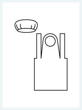 Шапочки, халаты, фартуки