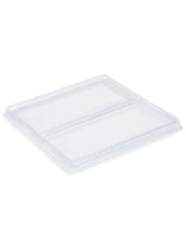 Крышка пластиковая к контейнеру OneClick 1200 плоская 2секционная (20шт/уп)(180шт/кор)