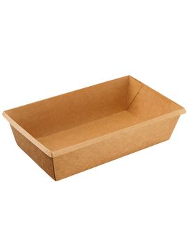 Контейнер бумажный OneClick 800мл крафт (50шт/уп)(300шт/кор)