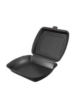 Ланч-бокс 1-секц черный П (100шт/уп)