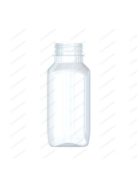 Бутылка ПЭТ 250мл д38 без крышки квадратная (100шт/уп)