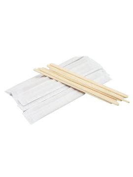 Размешиватель деревянный 14см в инд.уп (250шт/уп)(40уп/кор)