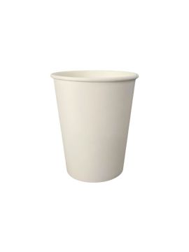 Стакан бум 185мл белый 1сл д73 (60шт/уп)(1500шт/кор)