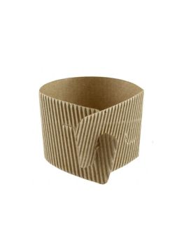 Манжета для стакана крафт гофра Cupkeeper (100шт/уп)(500шт/кор)