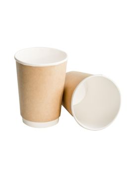 Стакан бум 350мл крафт 2сл д90 (25шт/уп)(400шт/кор)