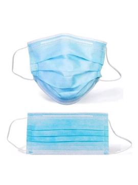 Маска голубая/белая (50шт/уп)