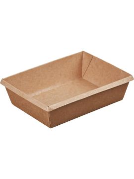 Контейнер бумажный OneClick 500мл крафт (50шт/уп)(400шт/кор)