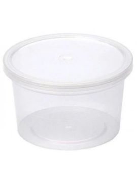 Банка пластиковая 500мл прозрачная (25шт/уп)(500шт/кор)