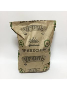 Уголь древесный 15л