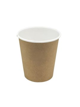 Стакан бум 250мл крафт 1сл д80 (50шт/уп)(1000шт/кор)