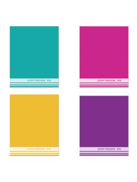 Тетрадь 96л А4 клетка