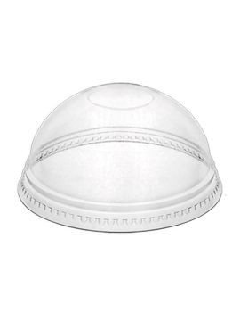 Крышка пластиковая для стакана купольная с отверстием д95 УЮ (50шт/уп)(1000шт/кор)