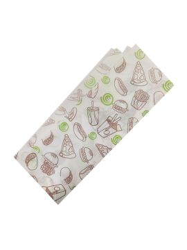 Уголок бум Хот-дог белый 80*40*225 (100шт/уп)(4000шт/кор)