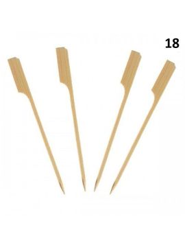 Пики бамбуковые «Гольф» 18см (100шт/уп)(40уп/кор)
