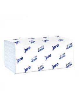 Полотенца бумажные V-укладки 1сл Pro (250л/уп)(20уп/кор)