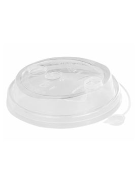 Крышка пластиковая с клапаном для стакана бумажного д90 прозрачная СП (50шт/уп)(1000шт/кор)