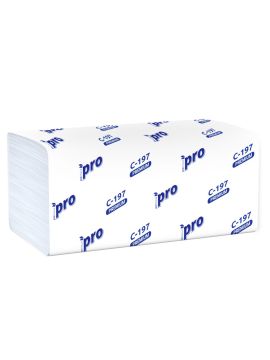 Полотенца бумажные V-укладки 2сл Pro (200л/уп)(20уп/кор)