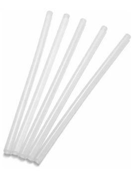 Трубочки 12*210 прозрачные без гофры (125шт/уп)(24уп/кор)