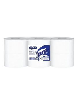 Туалетная бумага с ц/в 2сл белая 215м С352 (6шт/кор)