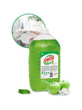 Средство для мытья посуды Velly light яблоко 5л Грасс (2шт/кор)