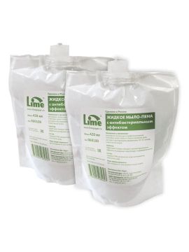Мыло-пена жидкое в картридже 420мл Lime 157420 (12шт/кор)