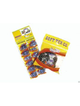 Мочалка металлическая Safiteks (12шт/уп)(720шт/кор)