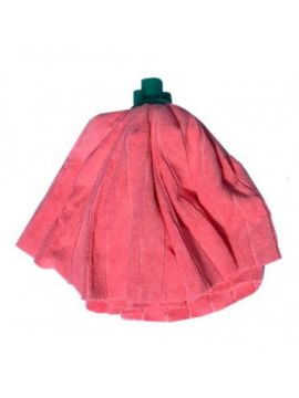 Насадка на швабру МОП микрофибра розовая (юбка)