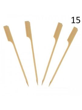 Пики бамбуковые «Гольф» 15см (100шт/уп)(40уп/кор)