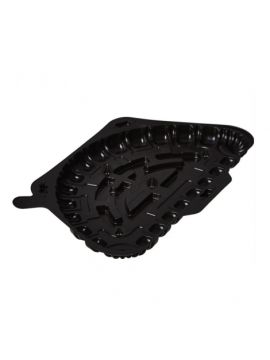 Контейнер пластиковый для половинки торта Т-105/1ДШ коричневый (270шт/кор)