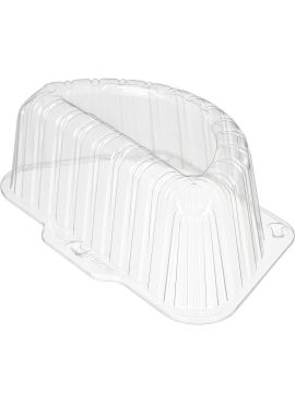 Крышка пластиковая к контейнеру для половинки торта Т-105/1К (270шт/кор)