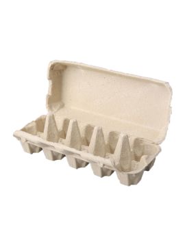 Контейнер бумажный для 10 яиц 248*105 (200шт/кор)