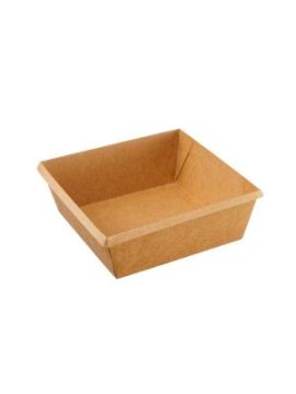 Контейнер бумажный OneClick 550мл крафт (50шт/уп)(400шт/кор)